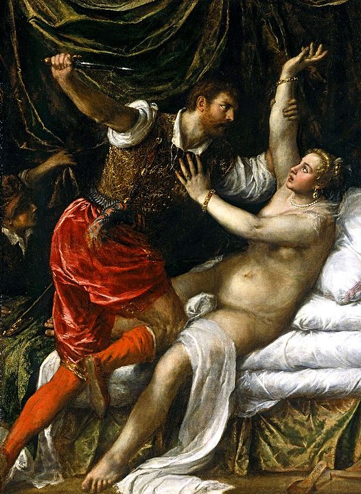 Tizian, Vergewaltigung der Lucretia, um 1571, Fitzwilliam Museum, Cambridge.